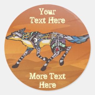 Coyote the Trickster Stickers