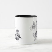 Coyote und Badger Friends Tasse (Zentrum)