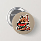 Coyote Watermelon Button (Vorne & Hinten)
