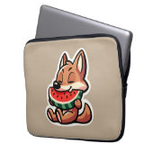 Coyote Watermelon Laptopschutzhülle (Vorderseite Links)