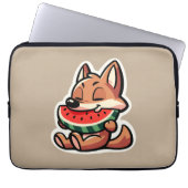 Coyote Watermelon Laptopschutzhülle (Vorderseite)