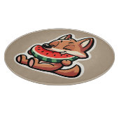 Coyote Watermelon Schneidebrett (Ecke)