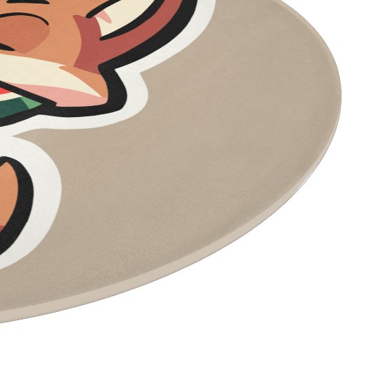 Coyote Watermelon Schneidebrett (Ecke)