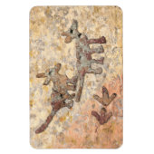 Coyotes Petroglyphen in Arizona Magnet (Vertikal)