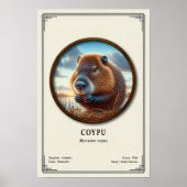 Coypu-Zoologie-Serie Poster (Vorne)