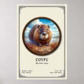 Coypu-Zoologie-Serie Poster (Vorne)