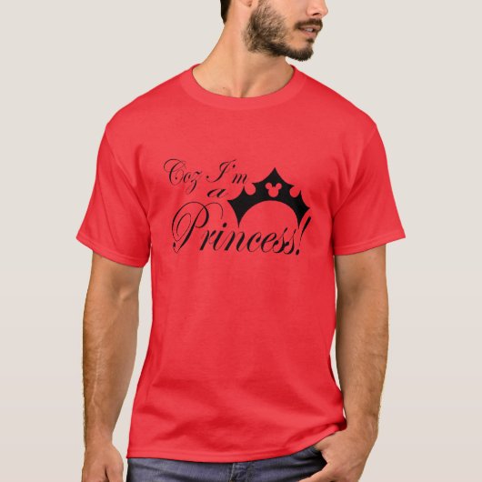 Coz bin ich eine Prinzessin T-Shirt (Vorderseite)