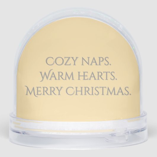 Coz Kitten Snow Globe Christmas Gift Schneekugeln (Rückseite)