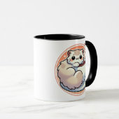 Cozey Cat and Coffee Cup Tasse (VorderseiteRechts)