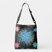 CozmicninjaStar auf einem Kreuzkörperbeutel Tragetaschen Mit Langen Trägern (Rückseite)