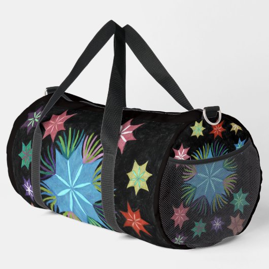 CozmicninjaStar auf einem Lg-Doppeltbeutel Duffle Bag (Rechte Ecke)