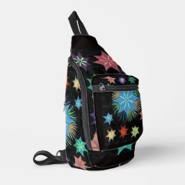 CozmicninjaStar auf einer Tragetasche Crossbody Bag