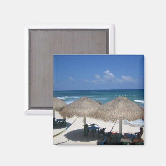 Cozumel Beach Magnet (Vorderseite/Rückseite)