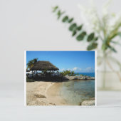 Cozumel Beach Postkarte (Stehend Vorderseite)