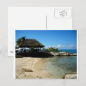 Cozumel Beach Postkarte (Vorne/Hinten)