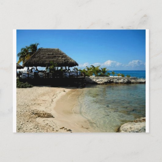 Cozumel Beach Postkarte (Vorderseite)