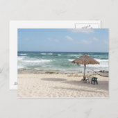 Cozumel Beach Postkarte (Vorne/Hinten)