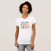 Cozumel Cute Colorful T-Shirt (Vorne ganz)