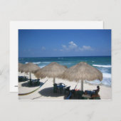 Cozumel Day auf der Strandpostkarte Postkarte (Vorne/Hinten)