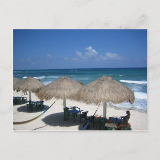 Cozumel Day auf der Strandpostkarte Postkarte