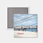 Cozumel Dockside Magnet (Vorderseite/Rückseite)