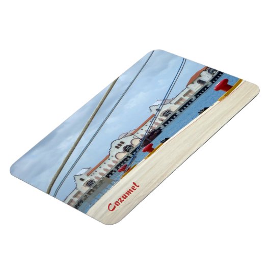 Cozumel Dockside Magnet (Linke Seite)