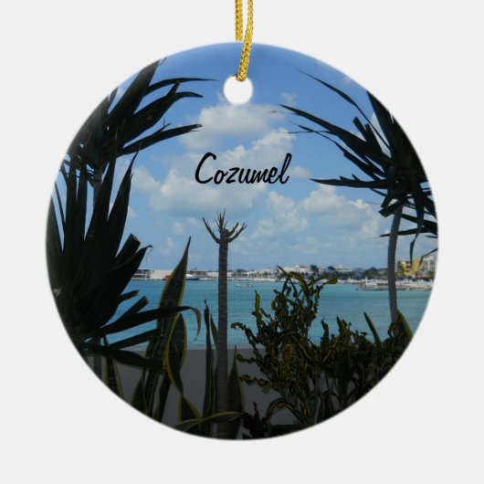 Cozumel Keramik Ornament (Vorne)