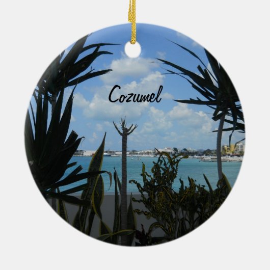 Cozumel Keramik Ornament (Hinten)