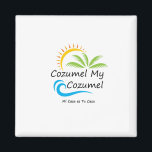 Cozumel Magnet<br><div class="desc">Ihr Kühlschrank rief an und sagte,  es sei einsam Gefühl. Warum nicht einen Freund zum Spielen geben,  indem Sie einen benutzerdefinierten Magneten erstellen!</div>