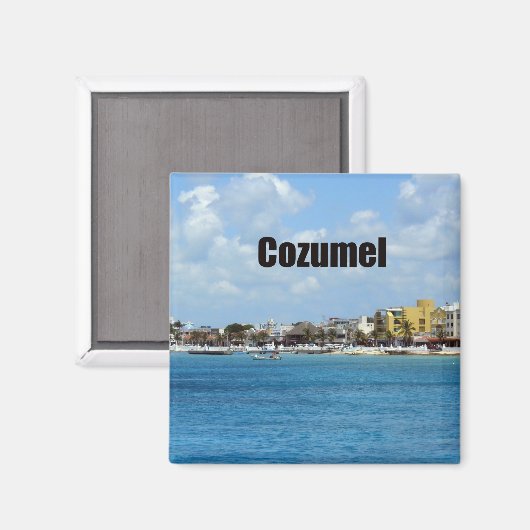 Cozumel Magnet (Vorderseite/Rückseite)