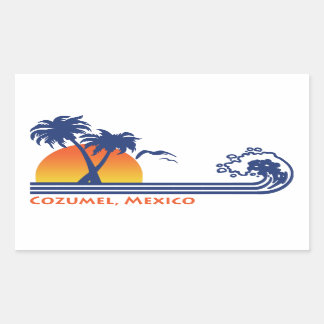 Cozumel Mexico Rechteckiger Aufkleber