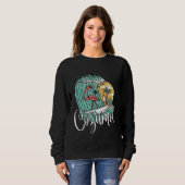 Cozumel Mexico Retro Flamingo Sweatshirt (Vorne ganz)