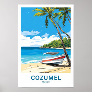 Cozumel Mexico Travel Print Poster