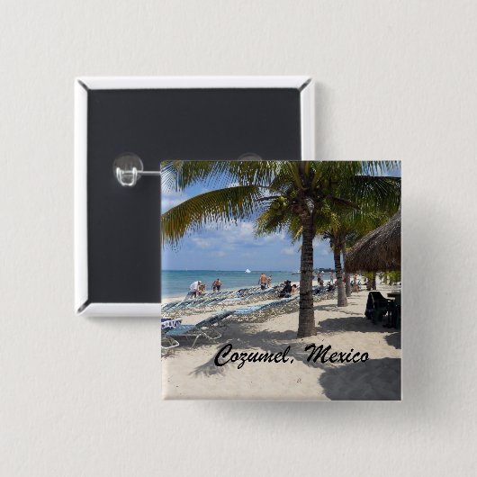 Cozumel, Mexiko Button (Vorne & Hinten)