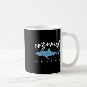 Cozumel Mexiko Hai-Tauchfahrer Frühlingsferien Url Kaffeetasse