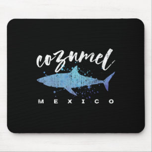 Cozumel Mexiko Hai-Tauchfahrer Frühlingsferien Url Mousepad