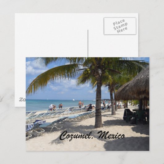 Cozumel, Mexiko Postkarte (Vorne/Hinten)