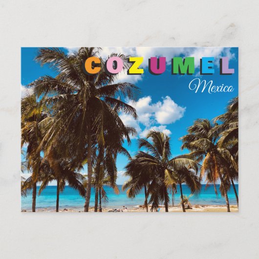 Cozumel Mexiko Reise Postkarte (Vorderseite)