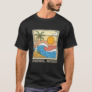 Cozumel Mexiko Souvenir Urlaub Reise Männer Frauen T-Shirt