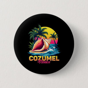 Cozumel Mexiko Strand Karibik Urlaub Reise  Button
