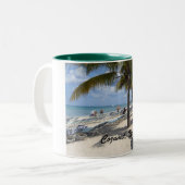Cozumel, Mexiko Zweifarbige Tasse (Vorderseite Links)