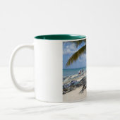 Cozumel, Mexiko Zweifarbige Tasse (Links)