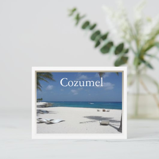Cozumel, MX Postkarte (Stehend Vorderseite)