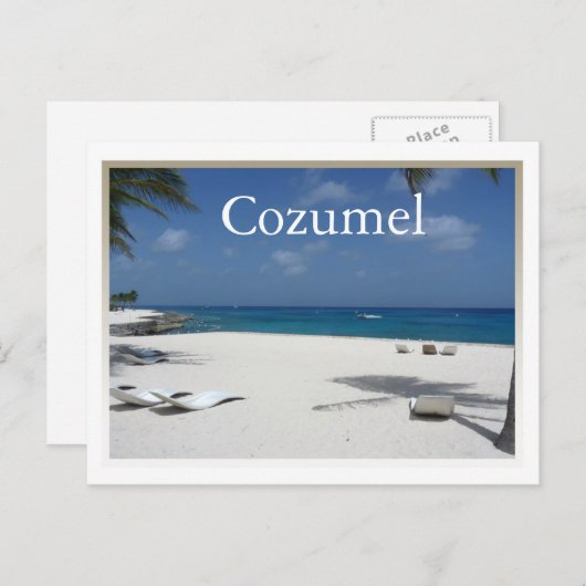 Cozumel, MX Postkarte (Vorne/Hinten)