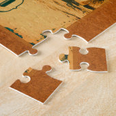 Cozumel Palm Tree Retro 80er Mexican Playa Puzzle (Seite)