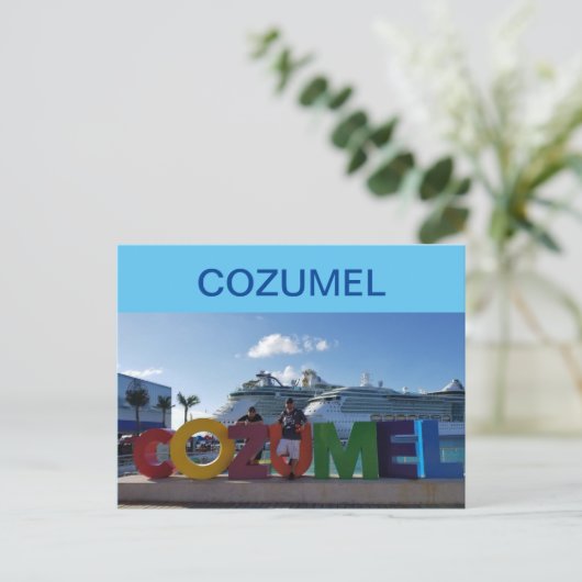 COZUMEL POSTKARTE (Stehend Vorderseite)