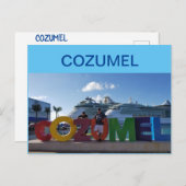 COZUMEL POSTKARTE (Vorne/Hinten)