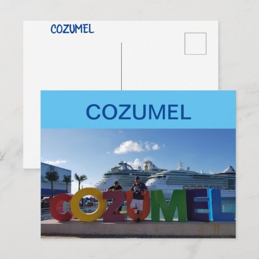 COZUMEL POSTKARTE (Vorne/Hinten)