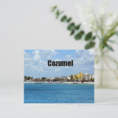 Cozumel Postkarte (Stehend Vorderseite)