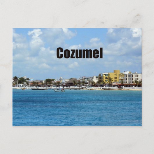Cozumel Postkarte (Vorderseite)